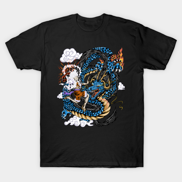 Epic Battle Luffy gear 5 vs Kaido Dragon - Monkey D Luffy - T-Shirt